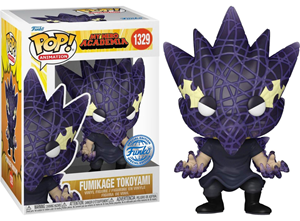 اسباب بازی اکشن فیگور اسپشیال 9 سانتی فانکو پاپ فومیکاگه توکویامی مدل Funko POP - Animation - My Hero Academia - Fumikage Tokoyami - Exclusive _اسباب بازی اکشن فیگور